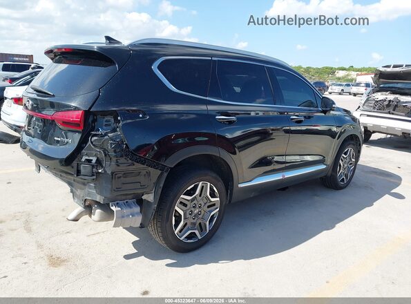 5NMS3DA12PH023322 2023 HYUNDAI SANTA FE HYBRID Black Rear right