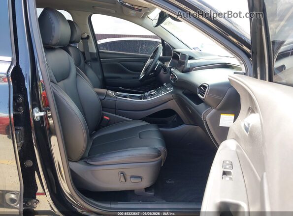 5NMS3DA12PH023322 2023 HYUNDAI SANTA FE HYBRID Black Front interior view