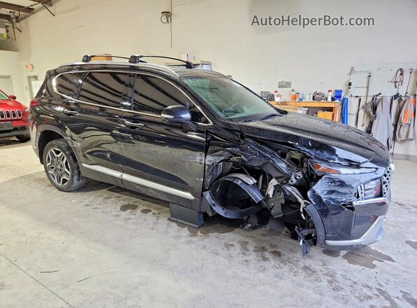 5NMS3DA13PH003127 2023 HYUNDAI SANTA Черный Передняя правая четверть