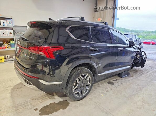 5NMS3DA13PH003127 2023 HYUNDAI SANTA Черный Задняя правая четверть