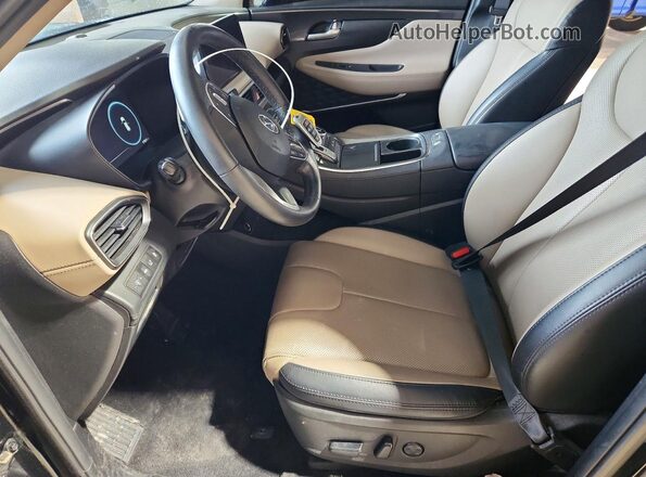 5NMS3DA13PH003127 2023 HYUNDAI SANTA Черный Вид салона спереди
