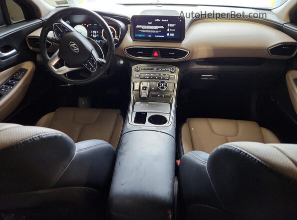5NMS3DA13PH003127 2023 HYUNDAI SANTA Черный Вид панели приборов