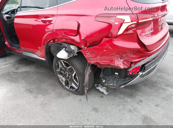 5NMS3DA14PH011236 2023 HYUNDAI SANTA FE HYBRID Красный Вид спереди