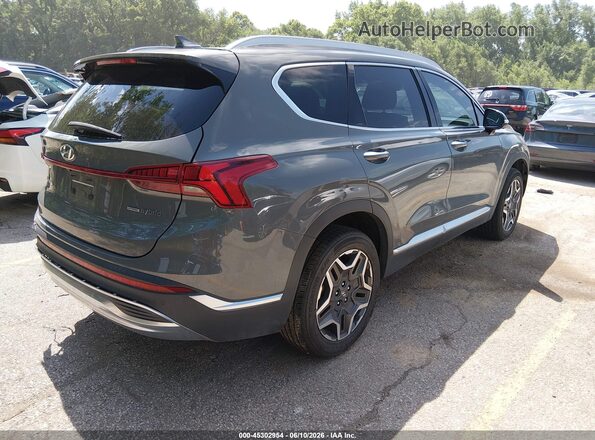 5NMS3DA14PH014816 2023 HYUNDAI SANTA FE HYBRID Gray Задня права чверть