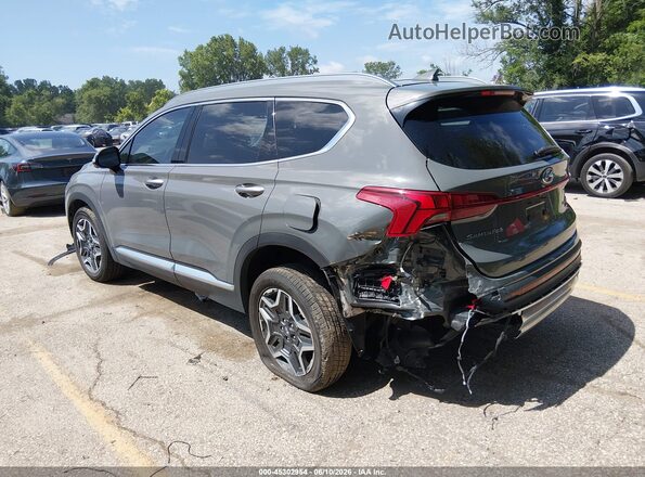5NMS3DA14PH014816 2023 HYUNDAI SANTA FE HYBRID Gray Задня ліва чверть