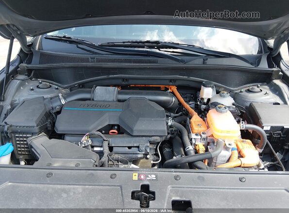 5NMS3DA14PH014816 2023 HYUNDAI SANTA FE HYBRID Gray Вид ззаду
