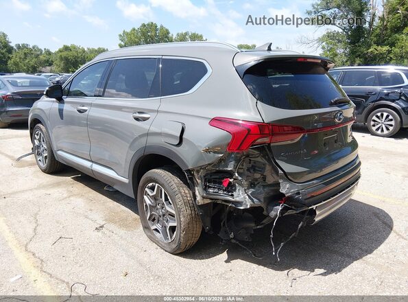 5NMS3DA14PH014816 2023 HYUNDAI SANTA FE HYBRID Gray Вид спереду