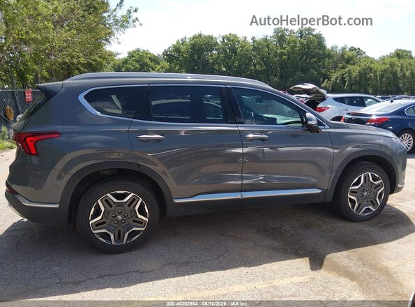 5NMS3DA14PH014816 2023 HYUNDAI SANTA FE HYBRID Gray Вид задньої частини салону