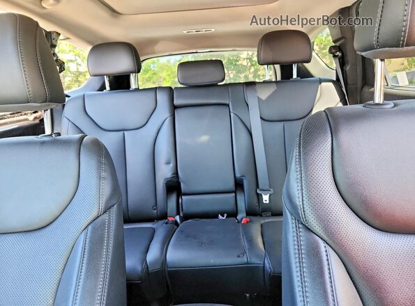 5NMS3DA16PH007995 2023 HYUNDAI SANTA Black Widok tylnych siedzeń