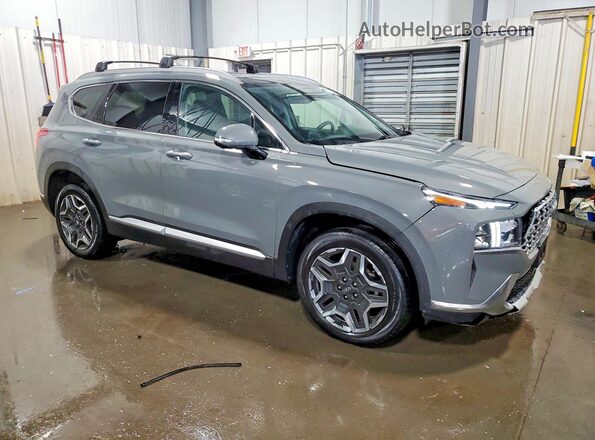 5NMS3DA19PH019591 2023 HYUNDAI SANTA Серый Передняя правая четверть