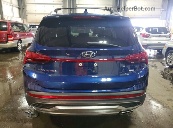 5NMS3DAJ0PH587955 2023 HYUNDAI SANTA Синий Вид сзади