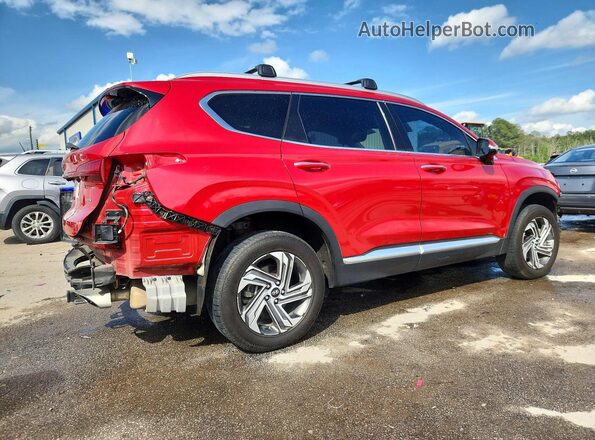 5NMS3DAJ1NH472794 2022 HYUNDAI SANTA Red Задня права чверть