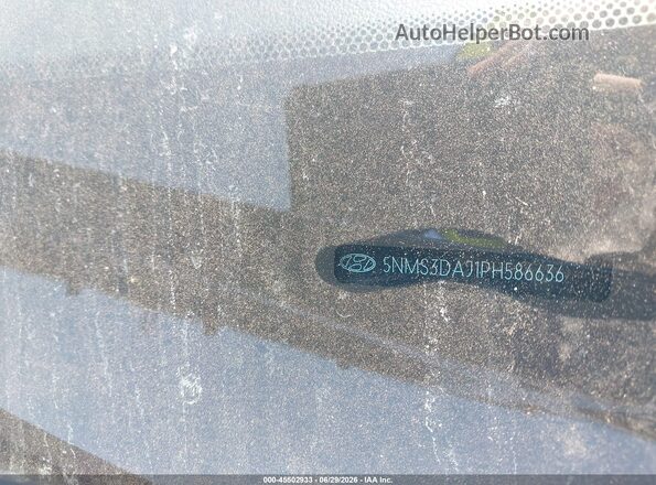 5NMS3DAJ1PH586636 2023 HYUNDAI SANTA FE Blue Вид підкапотного простору
