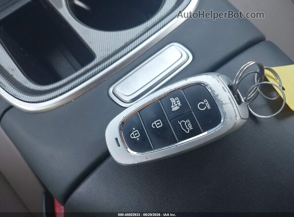 5NMS3DAJ1PH586636 2023 HYUNDAI SANTA FE Blue Вид панелі приладів
