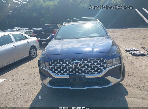 5NMS3DAJ1PH586636 2023 HYUNDAI SANTA FE Blue Вид задньої частини салону