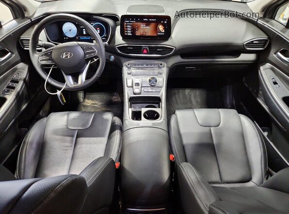 5NMS3DAJ1PH636886 2023 HYUNDAI SANTA Charcoal Vista del salpicadero