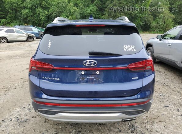 5NMS3DAJ2PH525859 2023 HYUNDAI SANTA Blue Вид ззаду