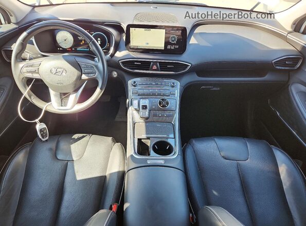 5NMS3DAJ3MH312947 2021 HYUNDAI SANTA White წინა პანელის ხედი