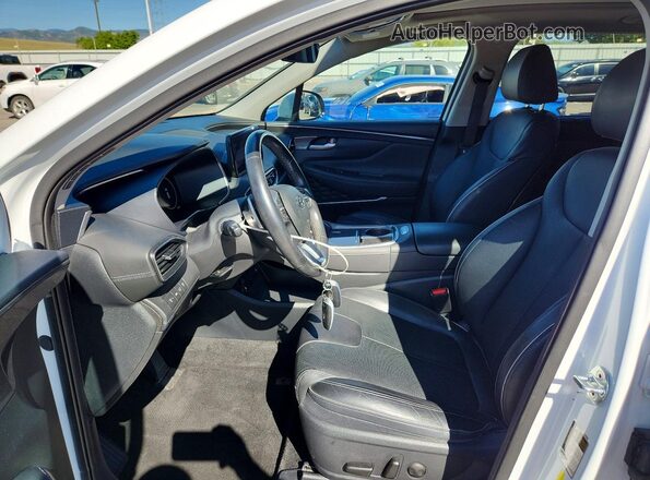 5NMS3DAJ3MH312947 2021 HYUNDAI SANTA White წინა სალონის ხედი