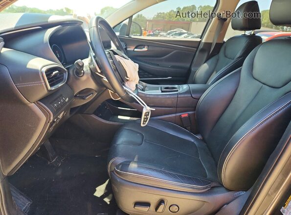 5NMS3DAJ3NH475146 2022 HYUNDAI SANTA Gray Vista interior delantera