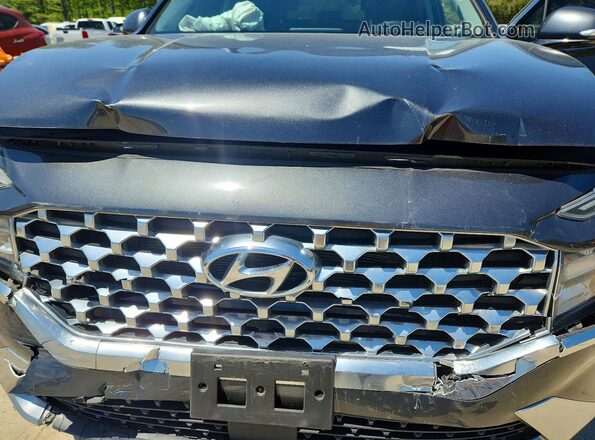 5NMS3DAJ3NH475146 2022 HYUNDAI SANTA Gray Vista del compartimento del motor