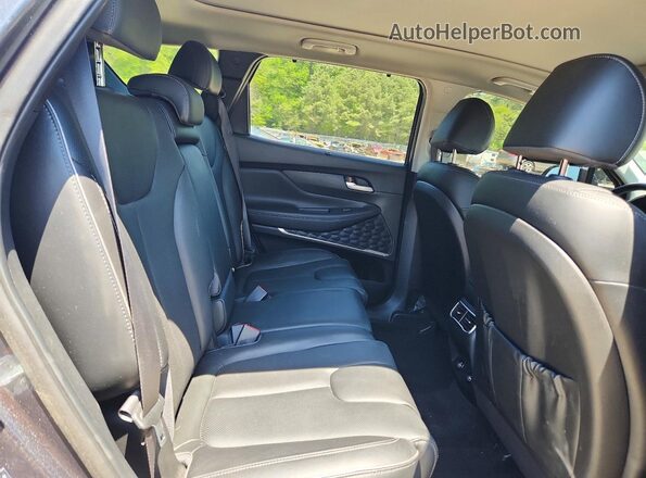 5NMS3DAJ3NH475146 2022 HYUNDAI SANTA Gray Vista interior trasera