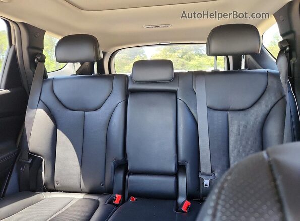 5NMS3DAJ3NH475146 2022 HYUNDAI SANTA Gray Vista de los asientos traseros