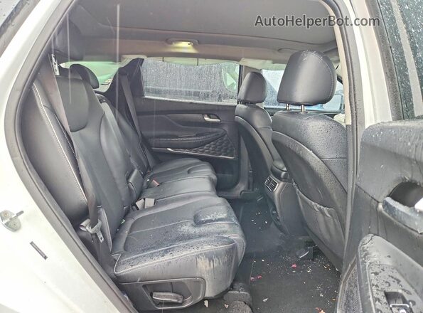 5NMS3DAJ4MH339686 2021 HYUNDAI SANTA White Rear seats view