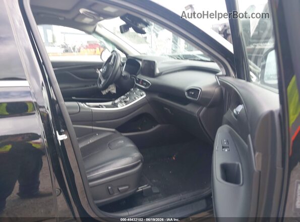 5NMS3DAJ4NH462874 2022 HYUNDAI SANTA FE Черный Вид салона спереди