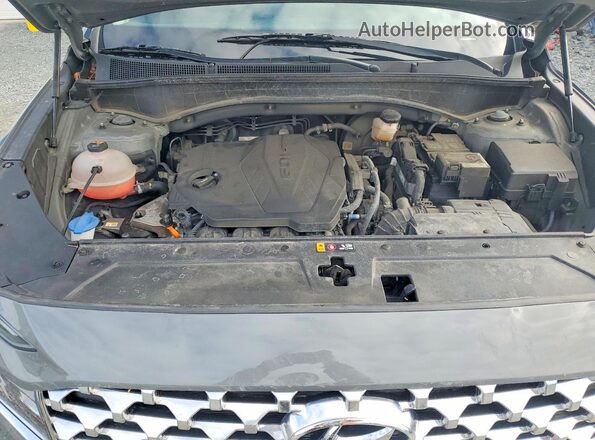 5NMS3DAJ4PH594522 2023 HYUNDAI SANTA Gray ძრავის განყოფილების ხედი