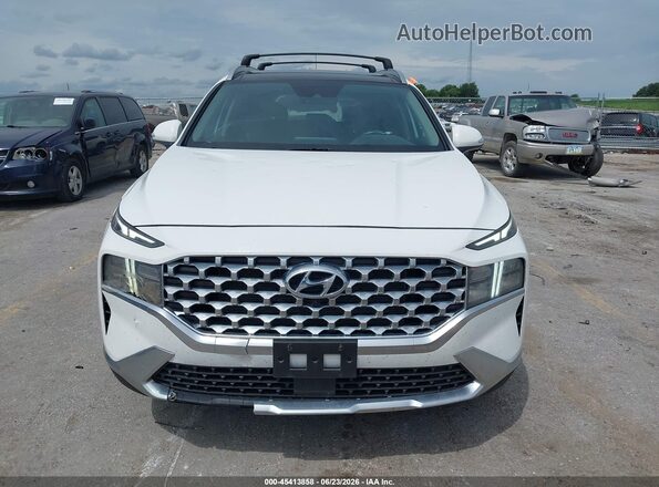 5NMS3DAJ6PH618996 2023 HYUNDAI SANTA FE Белый Вид задней части салона