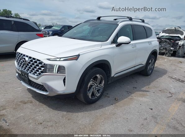 5NMS3DAJ6PH618996 2023 HYUNDAI SANTA FE Белый Передняя левая четверть