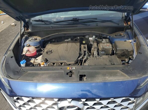 5NMS3DAJ8NH442031 2022 HYUNDAI SANTA Blue 