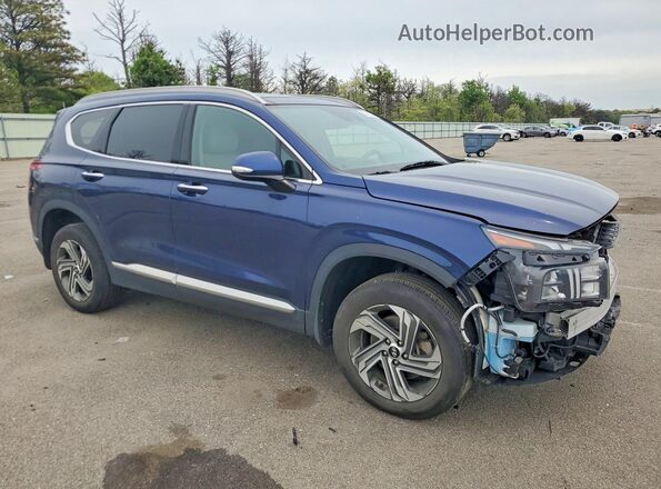 5NMS3DAJ8PH578307 2023 HYUNDAI SANTA Blue Передня права чверть