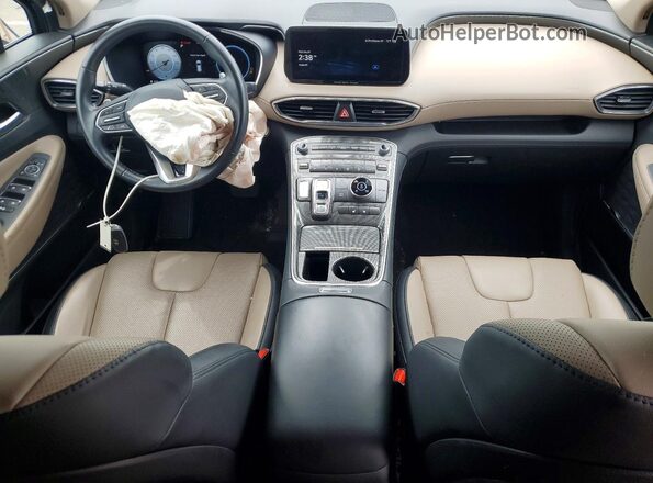 5NMS3DAJ8PH578307 2023 HYUNDAI SANTA Blue Вид панелі приладів