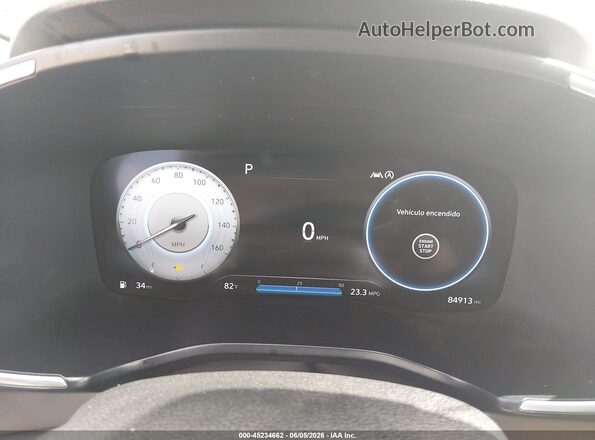5NMS3DAJ8PH628607 2023 HYUNDAI SANTA FE Silver Widok tylnych siedzeń