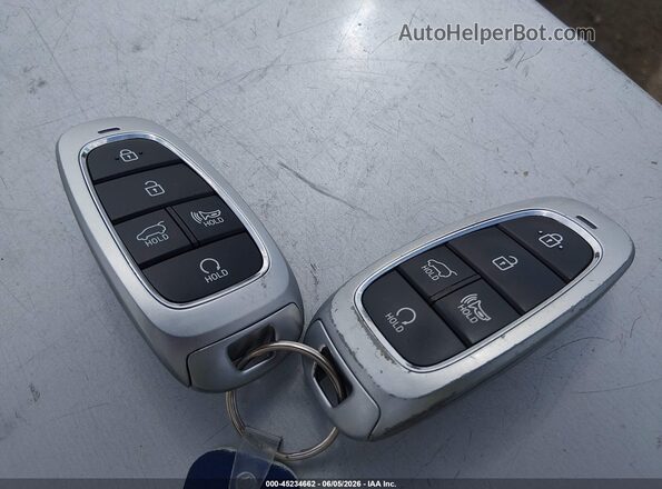 5NMS3DAJ8PH628607 2023 HYUNDAI SANTA FE Silver Widok deski rozdzielczej