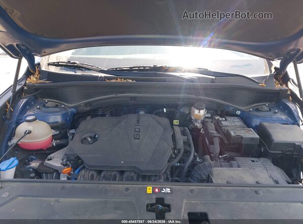 5NMS3DAJ9NH403741 2022 HYUNDAI SANTA FE Blue Вид ззаду