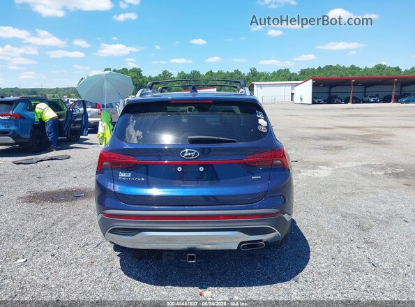 5NMS3DAJ9NH403741 2022 HYUNDAI SANTA FE Blue 