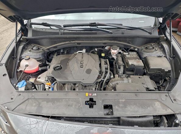 5NMS3DAJ9PH587789 2023 HYUNDAI SANTA Gray Вид підкапотного простору