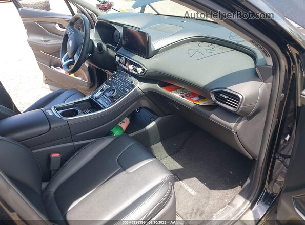 5NMS3DAJ9PH622136 2023 HYUNDAI SANTA FE Черный Вид салона спереди