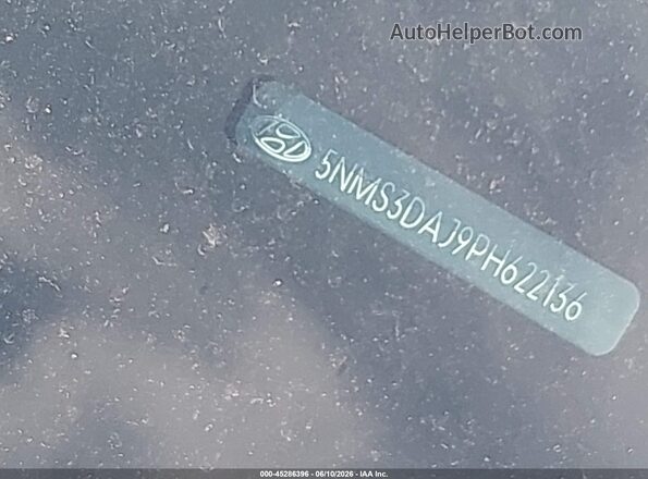 5NMS3DAJ9PH622136 2023 HYUNDAI SANTA FE Черный Вид щитка приборов
