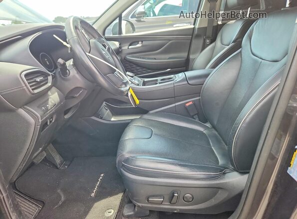 5NMS3DAJXMH311973 2021 HYUNDAI SANTA Gray Front interior view