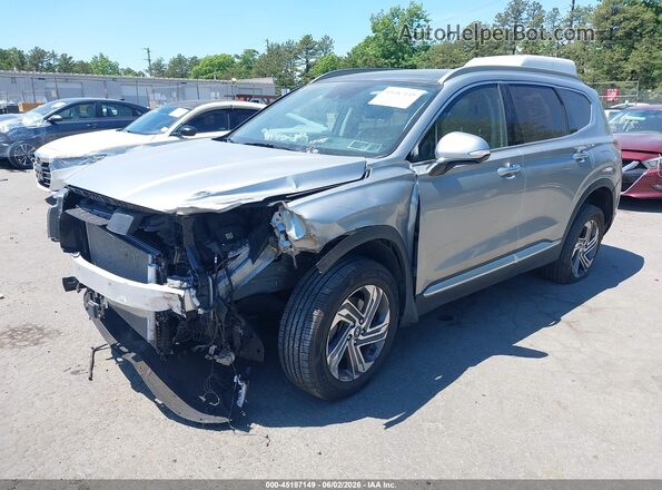 5NMS3DAJXPH624073 2023 HYUNDAI SANTA FE Серебряный Передняя левая четверть