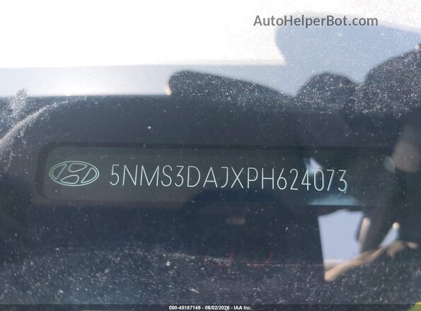 5NMS3DAJXPH624073 2023 HYUNDAI SANTA FE Серебряный 