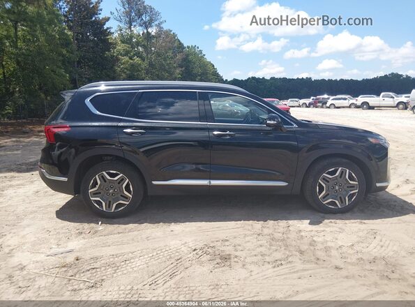 5NMS44AL0MH322222 2021 HYUNDAI SANTA FE Черный Вид задней части салона