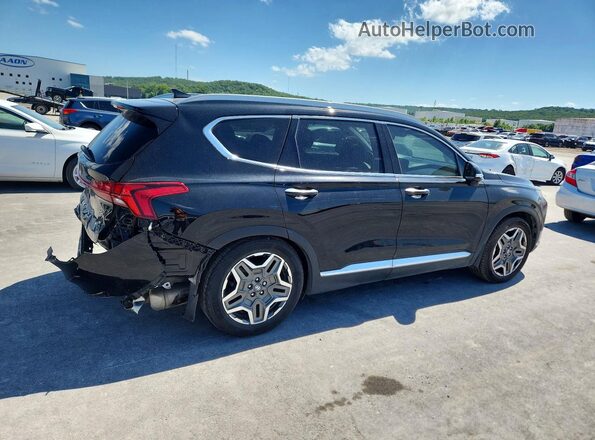 5NMS44AL0NH386925 2022 HYUNDAI SANTA Gray Задня права чверть