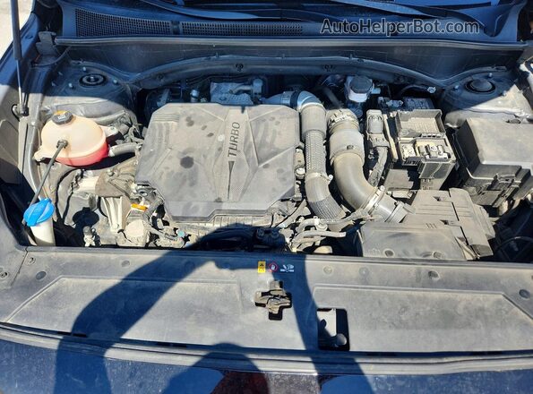 5NMS44AL0NH386925 2022 HYUNDAI SANTA Gray Вид задньої частини салону