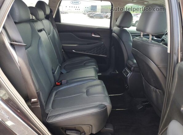 5NMS44AL2MH319998 2021 HYUNDAI SANTA Black Widok wnętrza z tyłu