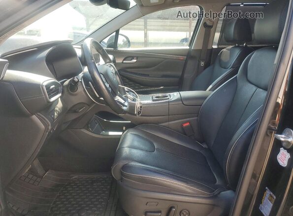 5NMS44AL2PH519784 2023 HYUNDAI SANTA Black წინა სალონის ხედი